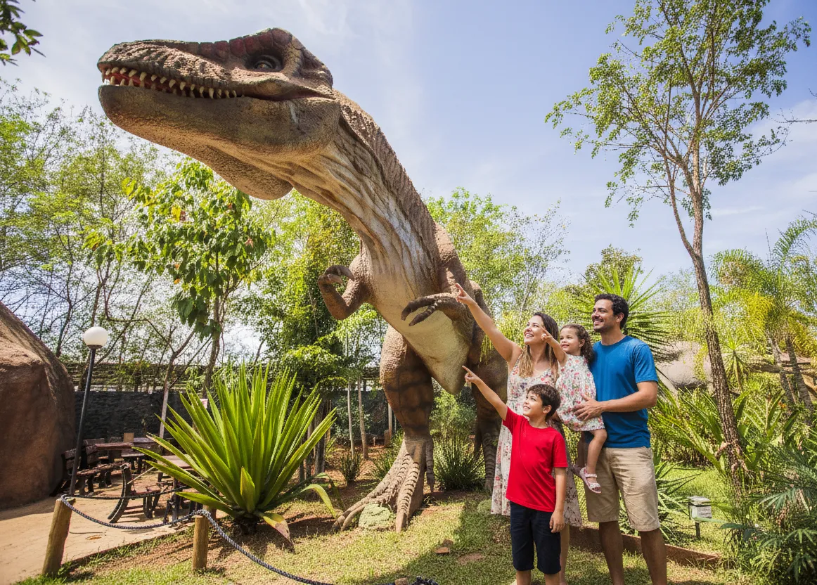 Aventura e descobertas aguardam os pequenos exploradores no Vale dos Dinossauros
